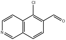 5-chloroisoquinoline-6-carbaldehyde Struktur