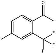 Ethanone, 1-[4-methyl-2-(trifluoromethyl)phenyl]- Struktur