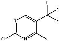 Pyrimidine, 2-chloro-4-methyl-5-(trifluoromethyl)- Struktur