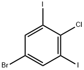 Benzene, 5-bromo-2-chloro-1,3-diiodo- Struktur