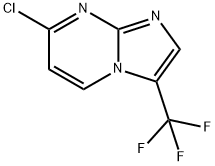 Imidazo[1,2-a]pyrimidine, 7-chloro-3-(trifluoromethyl)- Struktur