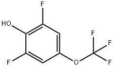 2,6-Difluoro-4-(trifluoromethoxy)phenol Struktur