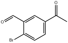 Benzaldehyde, 5-acetyl-2-bromo- Struktur