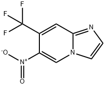 Imidazo[1,2-a]pyridine, 6-nitro-7-(trifluoromethyl)- Struktur