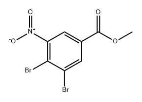 Benzoic acid, 3,4-dibromo-5-nitro-, methyl ester Struktur