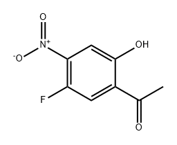 Ethanone, 1-(5-fluoro-2-hydroxy-4-nitrophenyl)- Struktur