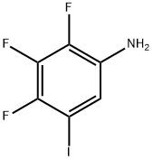 Benzenamine, 2,3,4-trifluoro-5-iodo- Struktur