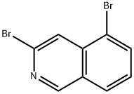 3,5-DIBROMOISOQUINOLINE Struktur