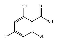 Benzoic acid, 4-fluoro-2,6-dihydroxy- Struktur