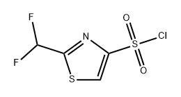 4-Thiazolesulfonyl chloride, 2-(difluoromethyl)- Struktur