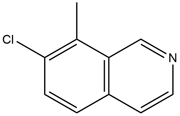 7-chloro-8-methylisoquinoline Struktur