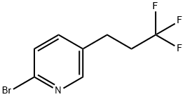 Pyridine, 2-bromo-5-(3,3,3-trifluoropropyl)- Struktur