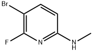 5-Bromo-6-fluoro-N-methyl-2-pyridinamine Struktur