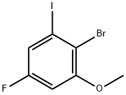 2-Bromo-5-fluoro-3-iodoanisole Struktur