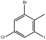 Benzene, 1-bromo-5-chloro-3-iodo-2-methyl- Structure