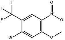 Benzene, 1-bromo-5-methoxy-4-nitro-2-(trifluoromethyl)- Struktur