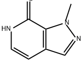 7H-Pyrazolo[3,4-c]pyridin-7-one, 1,6-dihydro-1-methyl- Struktur