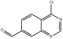 4-Chloro-7-quinazolinecarboxaldehyde Struktur