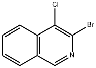 Isoquinoline, 3-bromo-4-chloro- Struktur