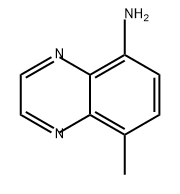 5-Quinoxalinamine, 8-methyl- Struktur