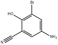 5-Amino-3-bromo-2-hydroxybenzonitrile Struktur