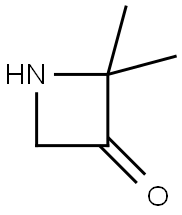 3-Azetidinone, 2,2-dimethyl- Struktur