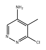 4-Pyridazinamine, 6-chloro-5-methyl- Struktur