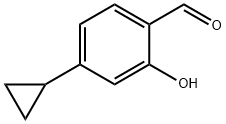 2-Hydroxy-4-cyclopropylbenzaldehyde Struktur