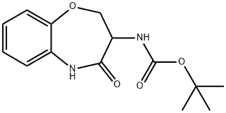 Carbamic acid, (2,3,4,5-tetrahydro-4-oxo-1,5-benzoxazepin-3-yl)-, 1,1-dimethylethyl ester (9CI) Struktur