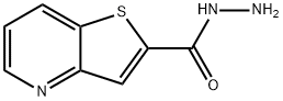 Thieno[3,2-b]pyridine-2-carbohydrazide Struktur