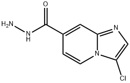 3-Chloroimidazo[1,2-a]pyridine-7-carbohydrazide Structure