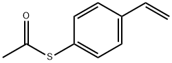 Ethanethioic acid, S-(4-ethenylphenyl) ester Struktur