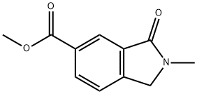 1H-Isoindole-5-carboxylic acid, 2,3-dihydro-2-methyl-3-oxo-, methyl ester Struktur