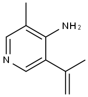 3-methyl-5-(prop-1-en-2-yl)pyridin-4-amine Struktur