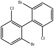 1,1'-Biphenyl, 2,2'-dibromo-6,6'-dichloro- Struktur