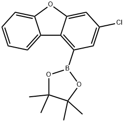 3-Chloro-1-(4,4,5,5-tetramethyl-1,3,2-dioxaborolan-2-yl)dibenzofuran Struktur