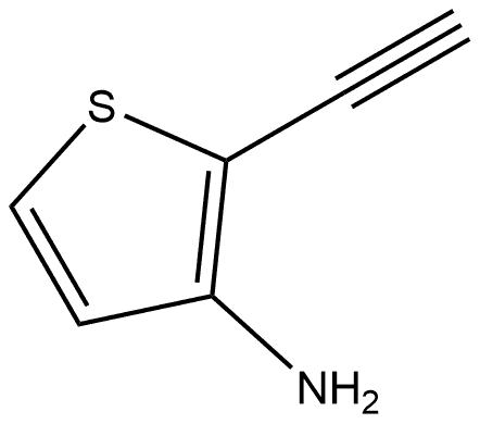 3-Thiophenamine, 2-ethynyl- Struktur