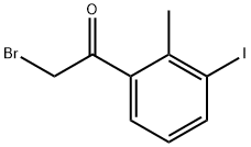 3-Iodo-2-methylphenacyl bromide Structure