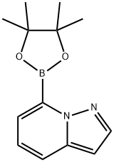 Pyrazolo[1,5-a]pyridine, 7-(4,4,5,5-tetramethyl-1,3,2-dioxaborolan-2-yl)- Struktur