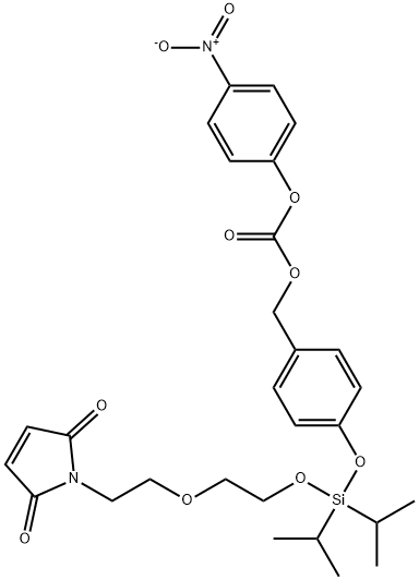 MAL-PEG(2)-DIPSI-PHB-PNP, 2410780-45-7, 結構式