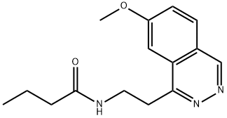 Butanamide, N-[2-(7-methoxy-1-phthalazinyl)ethyl]- Struktur