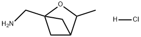 2-Oxabicyclo[2.1.1]hexane-1-methanamine, 3-methyl-, hydrochloride (1:1) Struktur