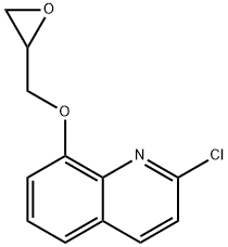 2-chloro-8-[(oxiran-2-yl)methoxy]quinoline Struktur