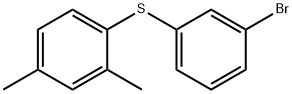 Benzene, 1-[(3-bromophenyl)thio]-2,4-dimethyl- Struktur