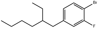 Benzene, 1-bromo-4-(2-ethylhexyl)-2-fluoro- Struktur