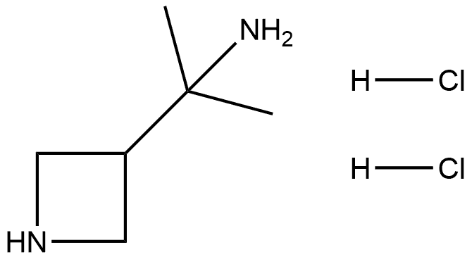 3-Azetidinemethanamine, α,α-dimethyl-, hydrochloride (1:2) Struktur