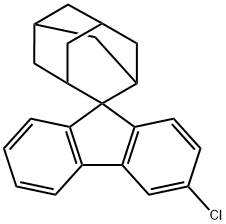 Spiro[9H-fluorene-9,2'-tricyclo[3.3.1.13,7]decane], 3-chloro- Struktur