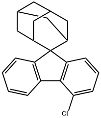 4-氯螺(9H-芴-9,2′-金剛烷) 結構式