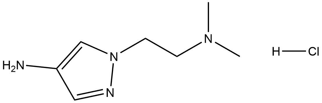 1-(2-(dimethylamino)ethyl)-1H-pyrazol-4-amine Struktur