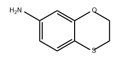 1,4-Benzoxathiin-7-amine, 2,3-dihydro- Struktur